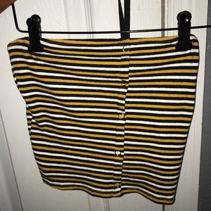 Striped tube top